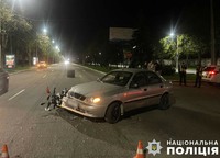 У ДТП на Полтавщині зіткнулися легковик та мотоцикл: поліція встановлює обставини