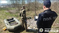 «Нерест 2024» на Полтавщині: поліція викрила браконьєра на воді, порушників навігації та вилучила 400 метрів браконьєрських сіток