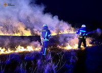 Рятувальники ліквідовують пожежі у природних екосистемах