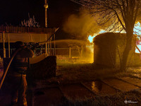 На Миколаївщині через ворожий обстріл виникли пожежі