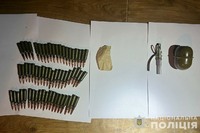 На Маневиччині поліцейські вилучили у волинянина гранату та набої