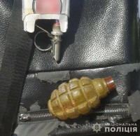 Сумські поліцейські виявили у чоловіка бойову гранату