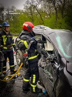 Львівський район: рятувальники ліквідували наслідки ДТП за участю автомобілів "Audi Q7" та "ISUZU"
