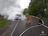 Звенигородський район: рятувальники ліквідували пожежу автомобіля