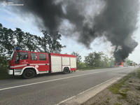 Баштанщина вогнеборці загасили пожежу вантажівки
