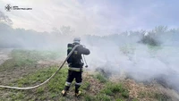 Олександрійський район: рятувальники двічі гасили пожежі на відкритих територіях громад