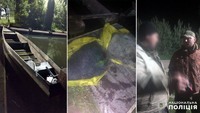 На Хмельниччині водні поліцейські виявили браконьєра, який сітками ловив рибу на території ландшафтного заказника