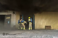М. Кривий Ріг: ліквідовано пожежу в складському приміщенні