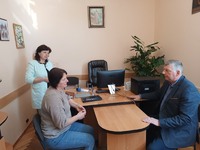 Робоча зустріч у відділі освіти, культури, сім'ї, молоді і спорту Хоростківської міської ради