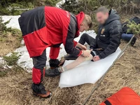 Рятувальники допомогли травмованому туристу в горах