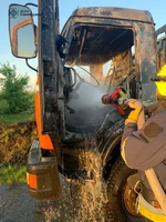 Вогнеборці Корця  ліквідували пожежу вантажного автомобіля