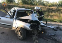 Рятувальники деблокували загиблого водія з понівеченої внаслідок ДТП автівки