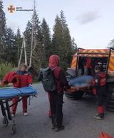 Рятувальники допомогли туристу, що травмувався в горах