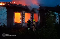 М. Кривий Ріг: вогнеборці ліквідували загорання будинку