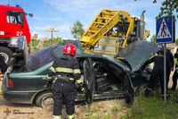 У Віньківцях надзвичайники ліквідували наслідки автопригоди, у якій травмувався водій