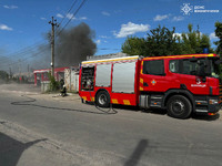 У Вінниці ліквідовано пожежу металевого контейнеру