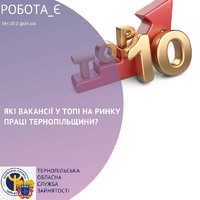 Які вакансії у топі на ринку праці Тернопільщини?