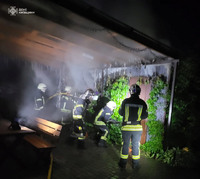 Рятувальники ліквідували загорання приватної господарчої будівлі