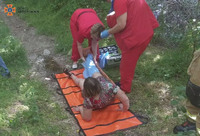 У Запоріжжі рятувальники надали допомогу травмованій жінці