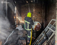 Полтавський район: рятувальники ліквідували пожежу в житловому будинку
