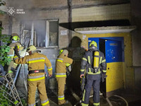 Солом'янський район: врятовано людину під час пожежі в багатоповерхівці