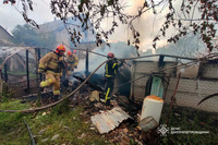 Синельниківський район: ліквідовано пожежу на території приватного домоволодіння