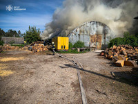 Київська область: ліквідовано загорання столярного цеху