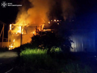 Житомирський район: рятувальники ліквідували пожежу в комплексі зернової сушарки