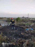 За останню добу рятувальники Кіровоградського гарнізону ліквідували шість пожеж на відкритих територіях