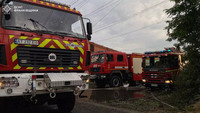 Рятувальники ліквідували пожежу спричинену обстрілом