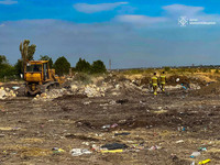 На Миколаївщині знову горить сміттєзвалище