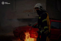 У Сумах рятувальники ліквідували загоряння автомобіля