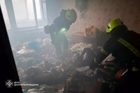 М. Павлоград: на пожежі врятовано чоловіка
