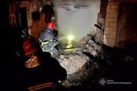 Павлоградський район: на пожежі чоловік отримав отруєння продуктами горіння