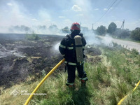 Кіровоградська область: за добу рятувальники ліквідували чотири пожежі на відкритих територіях