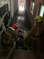 Через сильну зливу минулої доби рятувальники 3 рази залучалися на надання допомоги населенню з відкачування води