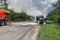 Рятувальники ліквідували пожежу автобуса на Гусятинщині!