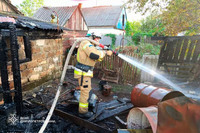 Синельниківський район: внаслідок пожежі травмовано жінку
