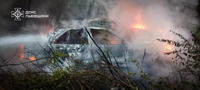 Стрийський район: вогнеборці ліквідували пожежу в автомобілі «Chery Amulet»