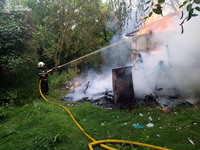 Конотопський район: рятувальники разом з працівниками добровільної пожежної команди ліквідували загоряння будинку