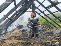 Бердичівський район: рятувальники ліквідували загоряння даху приватної оселі