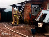 Роменський район: рятувальники ліквідували загоряння в житловому будинку