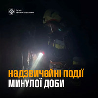 За минулу добу рятувальники Тернопільщини ліквідували 2 пожежі, виявили 6 ВНП та надали допомогу медикам