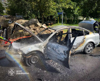 Львів: вогнеборці ліквідували займання автівки