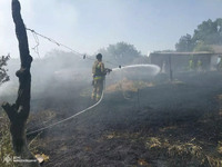 Рятувальники ліквідували 2 пожежі в житловому секторі та 10 пожеж на відкритих територіях
